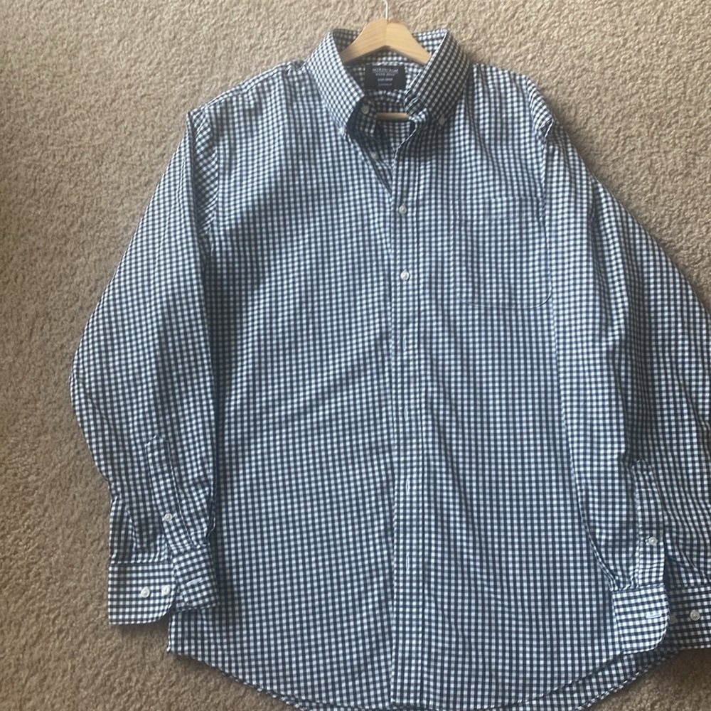 Nordstrom Men's Dress Shirt Black/White